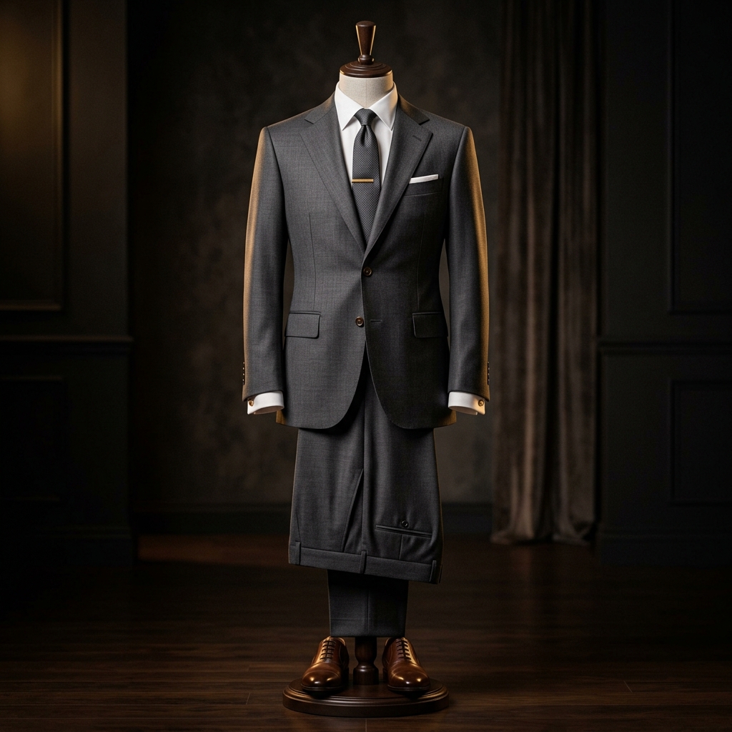 Gris Oxford Entallado